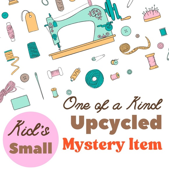 Mystery Box One of a Kind Upcycled Item Kids Small 6 / 6X Boys Girls Unique Fun - Picture 1 of 1